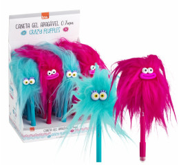 CANETA ESF.GEL APAGAV.CRAZY FLUFFLE DP C/12 CA0241